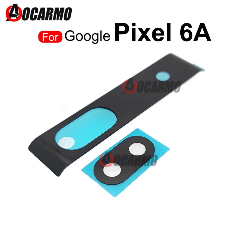 適用於 Google Pixel 6A 後置攝像頭鏡頭玻璃 + 鏡頭塑料面板蓋維修更換零件