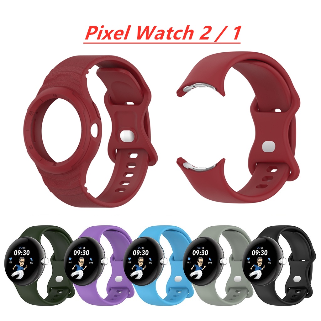 Pixel Watch2 矽膠錶帶 / 1 Pixel Watch 2 手錶配件替換手鍊