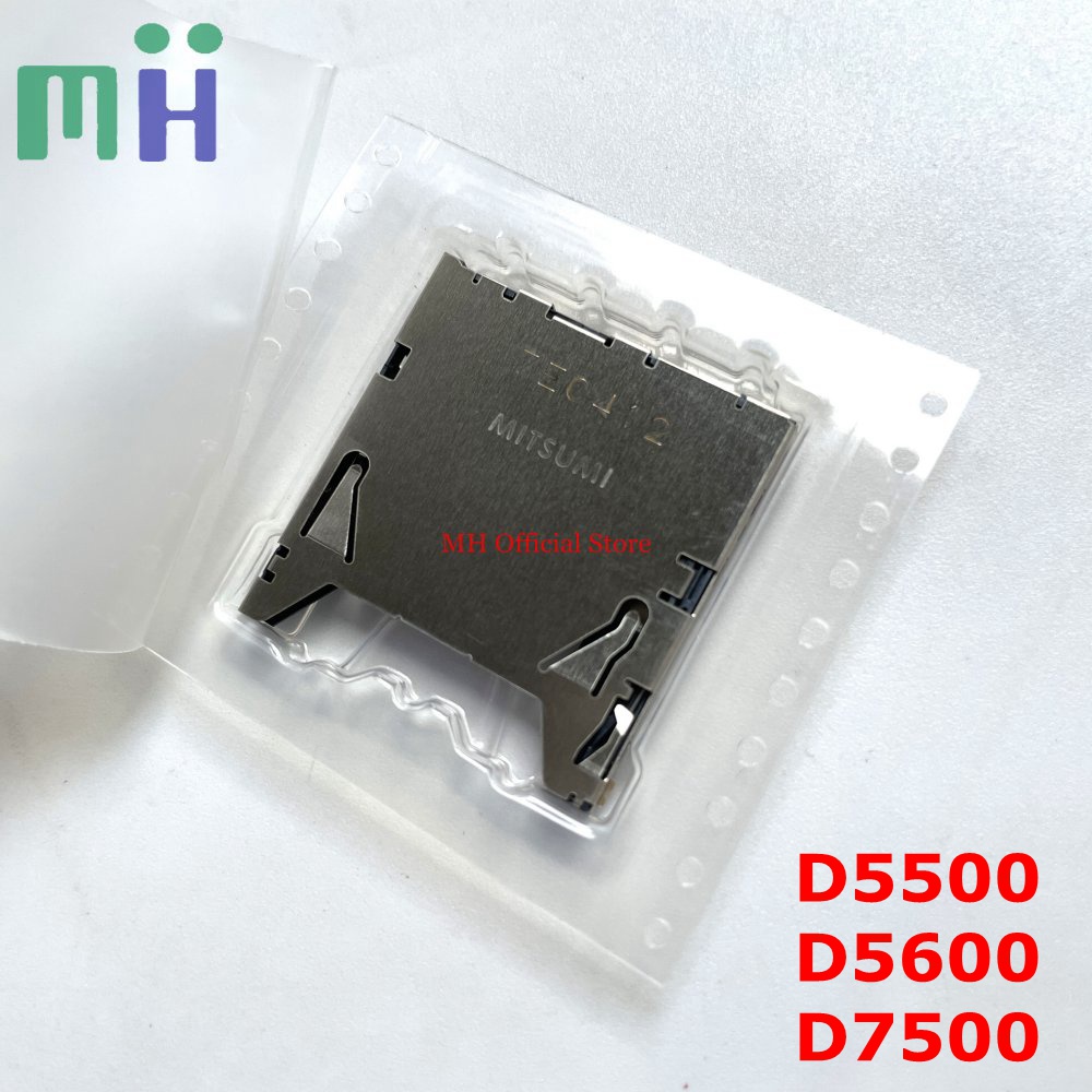全新適用於尼康 D7500 D5500 D5600 SD 存儲卡插槽讀卡器組件相機更換備件