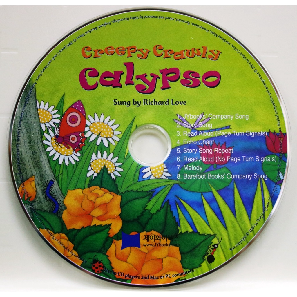 Creepy Crawly Calypso (1CD only)(韓國JY Books版) 廖彩杏老師推薦有聲書第20週/Tony Langham【三民網路書店】