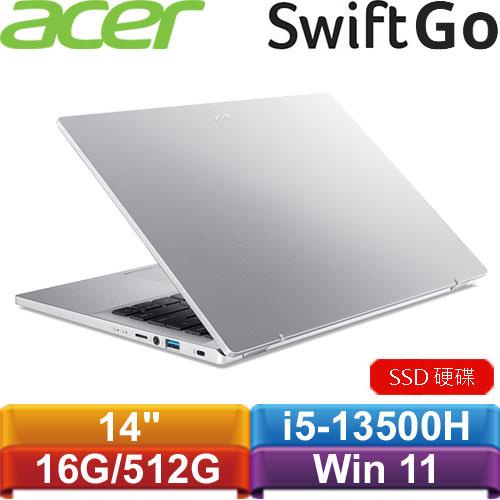 ACER宏碁 Swift Go 14 OLED SFG14-71-54EW 14吋輕薄筆電 銀原價37900(省1200