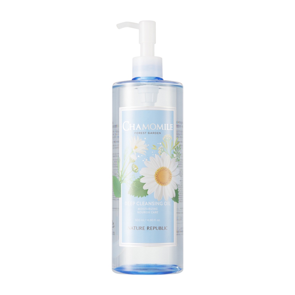 NATURE REPUBLIC Chamomile Cleansing Oil 500ml 森林花園洋甘菊卸妝油