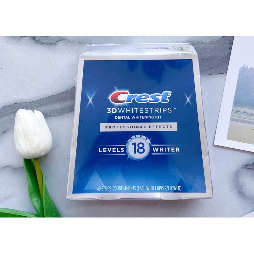 Crest 三維白專業效果 DATE 10 / 2023 牙齒美白貼 - Xhang801
