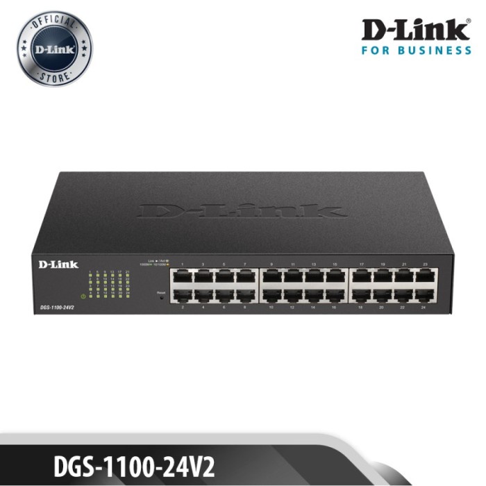 D-link DGS-1100-24V2 24口千兆智能網管交換機