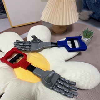 創意機械手塑料拾取器抓懶人機械臂手拉機夾子兒童玩具