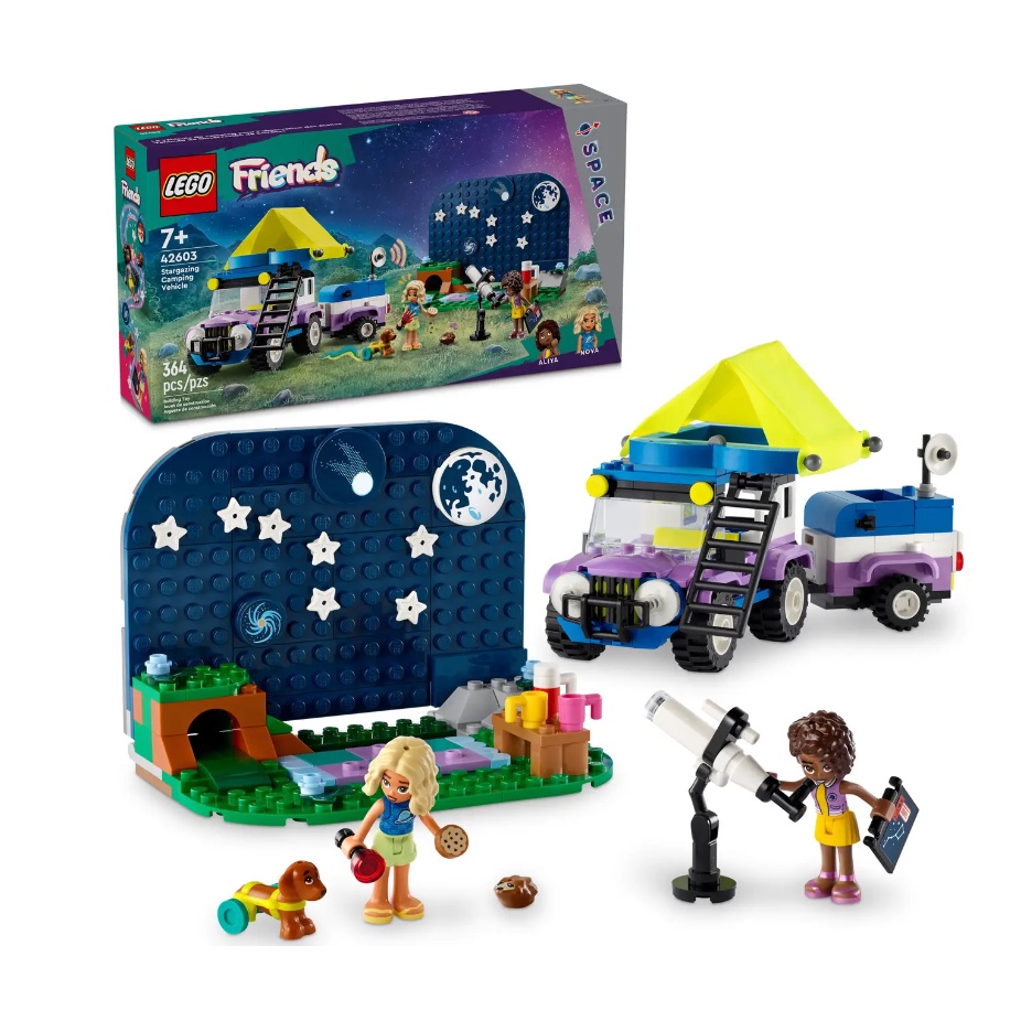 &lt;屏東自遊玩&gt; LEGO 42603 Friends 女孩系列 觀星露營車