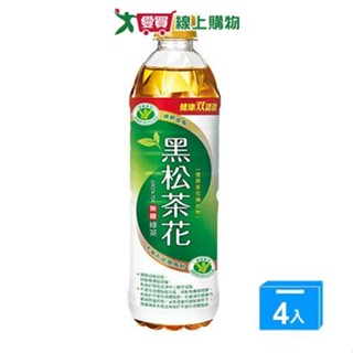 黑松茶花綠茶580mlx4入 【愛買】