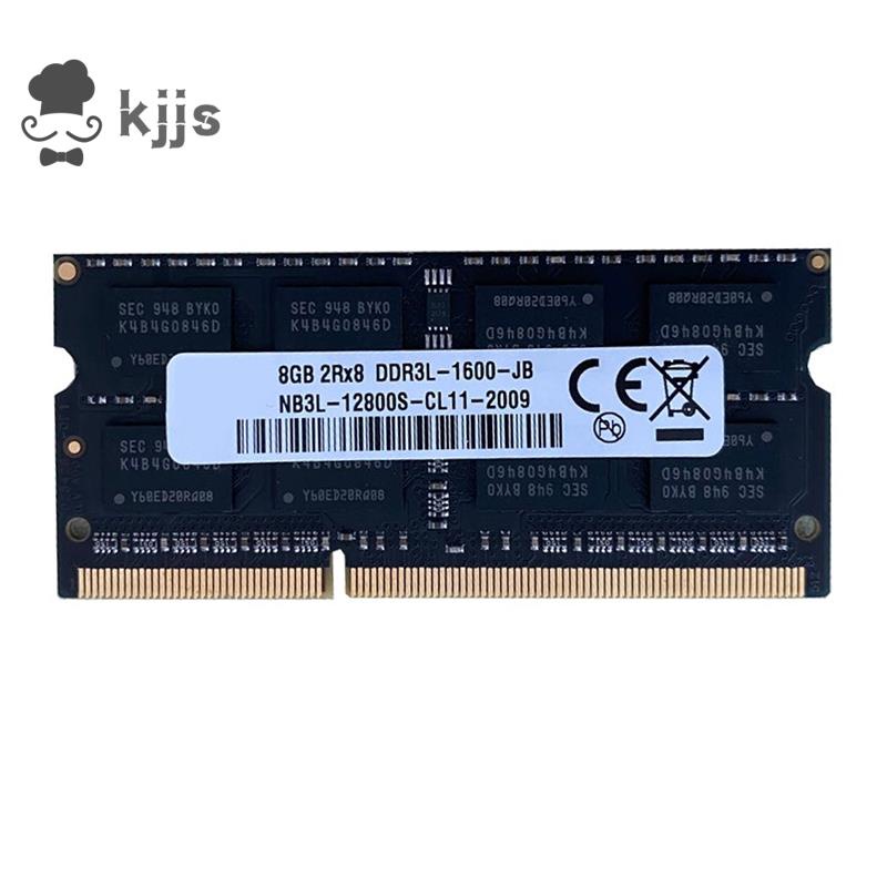 英特爾 Ddr3 8GB 筆記本電腦 Ram 內存 1600Mhz PC3-12800 1.35V 204 針 SODI