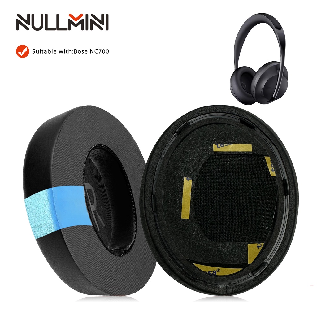 Nullmini 替換耳墊適用於 Bose NC700 NC 700 耳機冷卻凝膠耳墊耳罩套頭帶