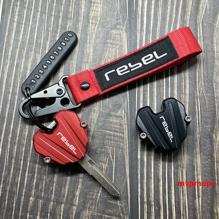 適用本田REBEL叛逆者 CM300改裝鑰匙殼 保護蓋鑰匙扣裝飾吊飾配件