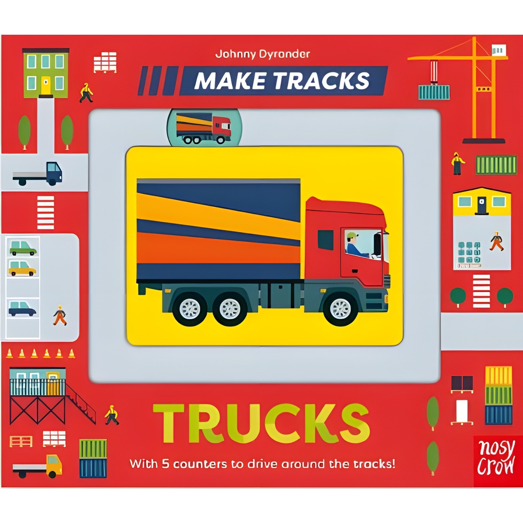 Make Tracks: Trucks(硬頁書)/【三民網路書店】
