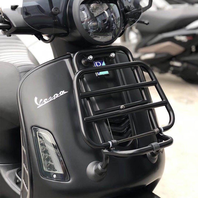 新品促銷 比亞喬vespa150 GTS300 GTV六日衝刺 春天150電鍍前貨架書包架