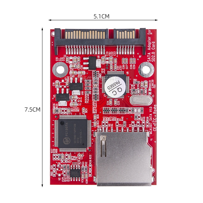 【批量可議價】SD存儲卡轉接板SD轉SATA串口轉接卡適用於MU 安諾利 硬碟拷貝機