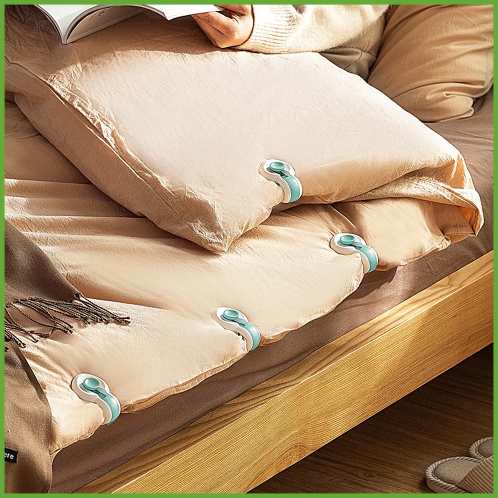 羽絨被套別針 6 件可調節夾子緊固件,用於被子羽絨被彈性毯子緊固件床上用品,適用於 chitw