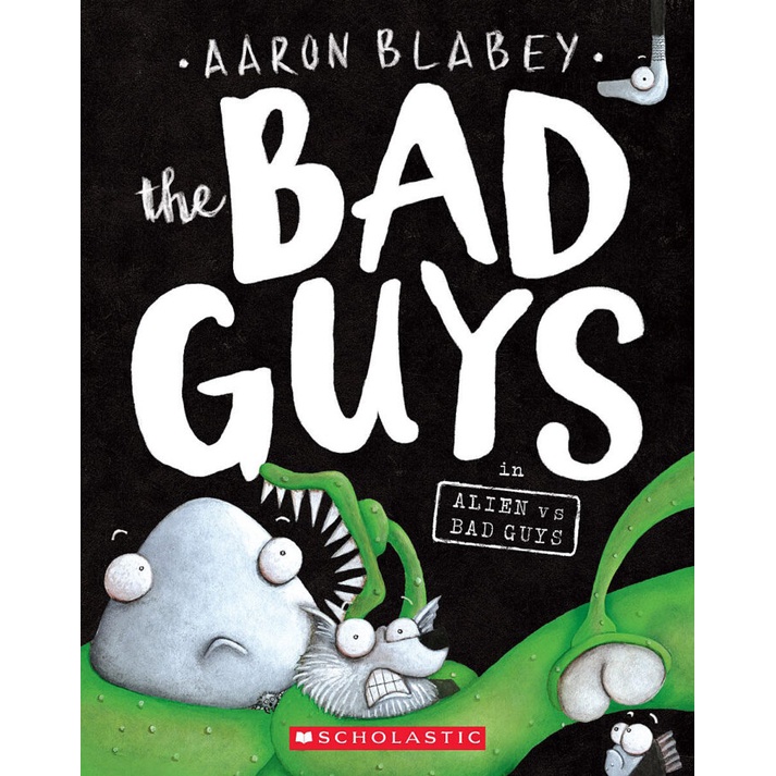 Alien vs Bad Guys (The Bad Guys #6)(平裝本)/Aaron Blabey【禮筑外文書店】
