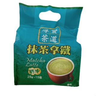 摩卡 厚實茶道拿鐵-25公克x15包(抹茶)[大買家]