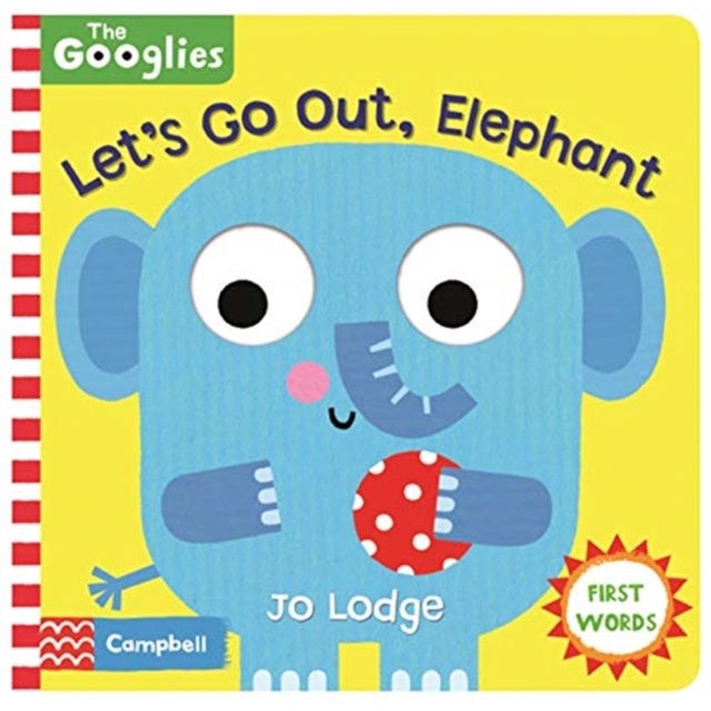 Let's Go Out, Elephant (The Googlies)(大眼睛互動遊戲書)(硬頁書)/Jo Lodge【禮筑外文書店】