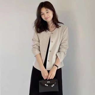 💕Ruby's shop 韓國chic亞麻防曬上衣開襟衫外套外套