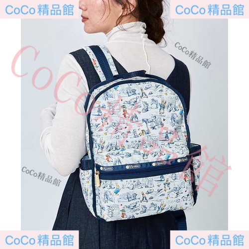 新品促銷 力士保日本限定花色男女通用後背包休閒背包可插旅行箱旅行包3747 後背包 書包 旅行包