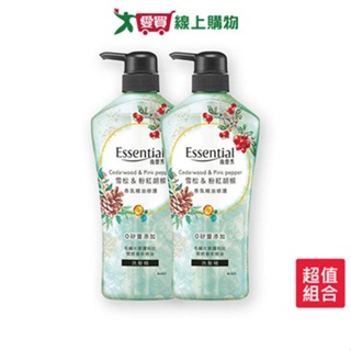 逸萱秀香氛洗髮精雪松&粉紅胡椒700ml x 2入【愛買】