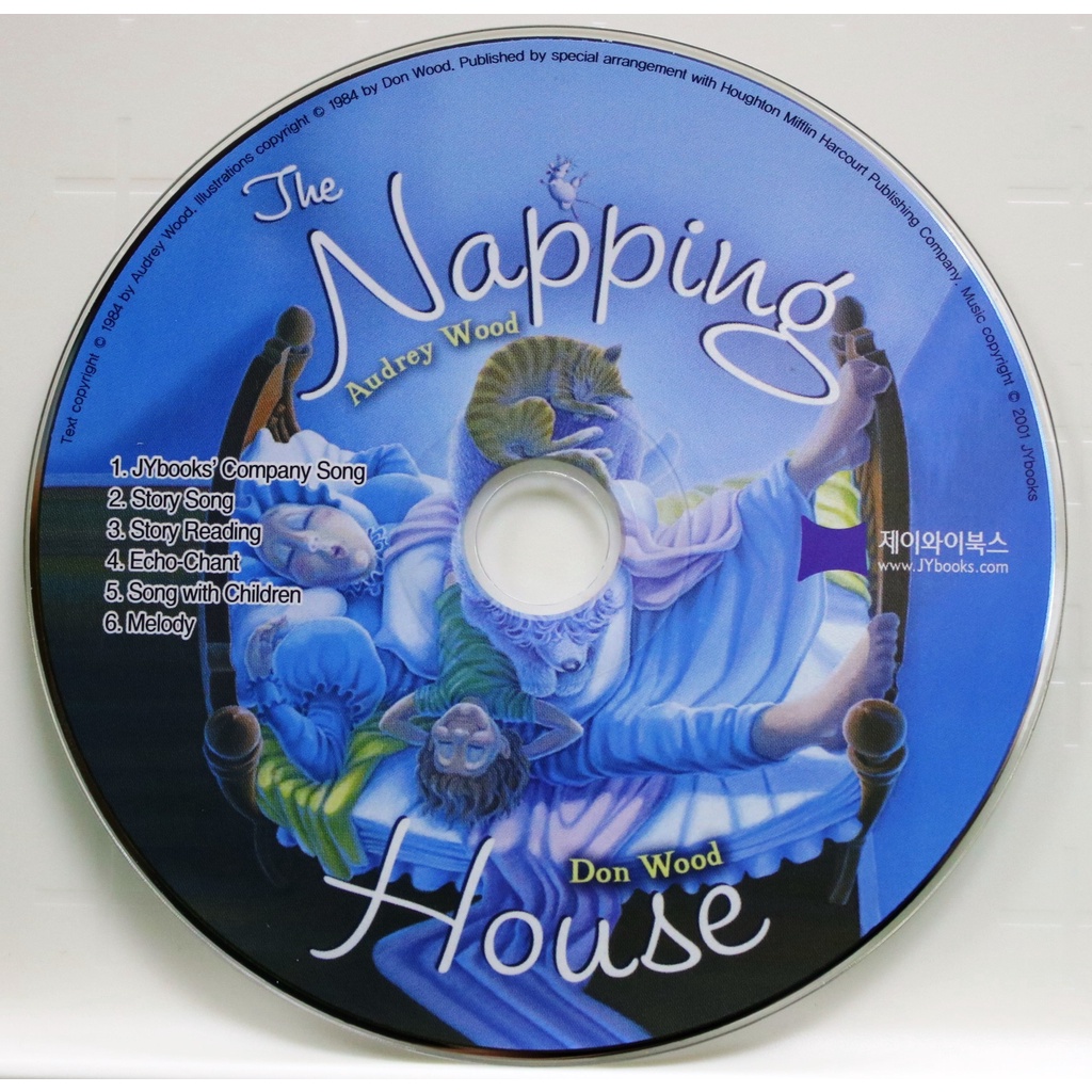 The Napping House (1CD only)(韓國JY Books版) 廖彩杏老師推薦有聲書第17週/Audrey Wood【三民網路書店】