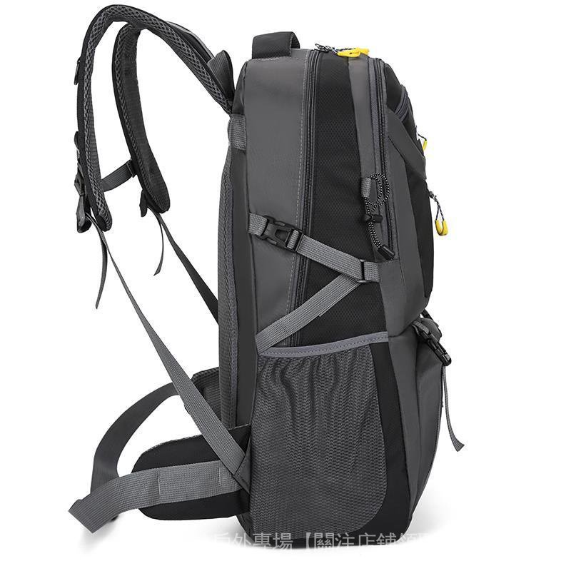 新款大容量戶外雙肩包40l 60l旅行野營徒步背包防水抗撕裂登山包