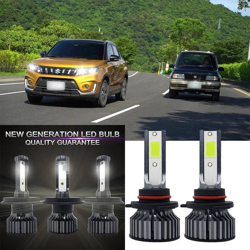 2pc 6000K LED LAI P1 轉換燈泡頭燈套件適用於 SUZUKI VITARA 1997-2023 白光