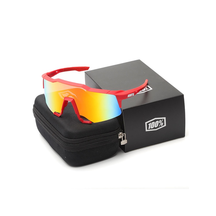 100%百分百SPEEDCRAFT戶外變色鍍膜跑步運動眼鏡騎行防風護目鏡