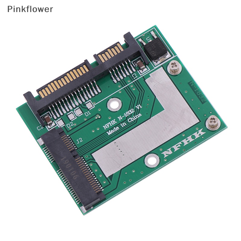 Pinkflower mSATA ssd轉2.5'' SATA 6.0gps 適配器轉換器卡模塊板mini pcie s