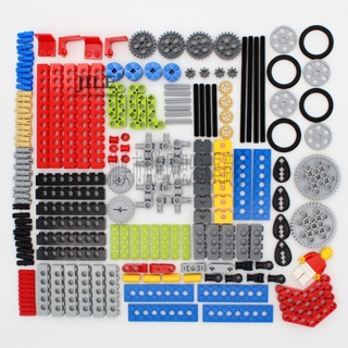 🌈科技散件科技小顆粒積木散件9686配件散裝帶孔磚机械混裝散件玩具