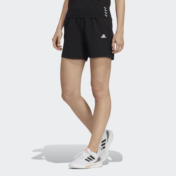 Adidas W Se 3st 1::4sho HC2443 女 短褲 運動 訓練 休閒 經典 舒適 亞洲版 黑