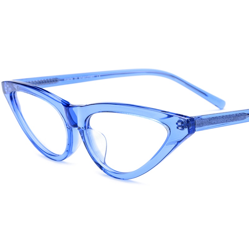 特價個性貓眼鏡框歐美女士時尚眼鏡架板材眼鏡框三角形框高級品質