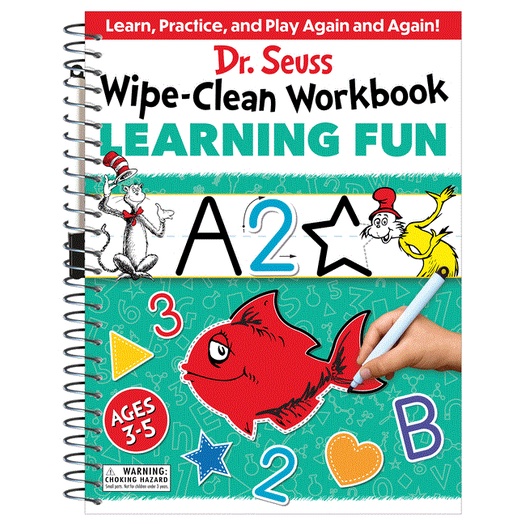 Dr. Seuss Wipe-Clean Workbook: Learning Fun: Activity Workbook for Ages 3-5/Dr Seuss【禮筑外文書店】
