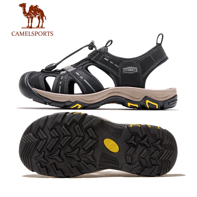 CAMEL SPORTS駱駝 夏季沙灘鞋 戶外涉水透氣防滑女運動涼鞋