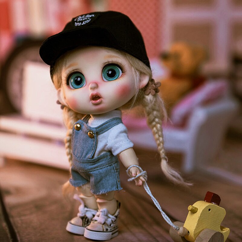 1/8 SD娃娃適合收藏玩具原創精靈新款表情娃娃關節娃娃可愛DIY玩具