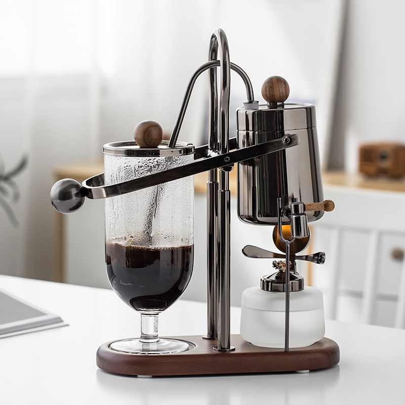 比利時咖啡壺家用復古咖啡機煮咖啡器具虹吸壺虹吸式咖啡壺