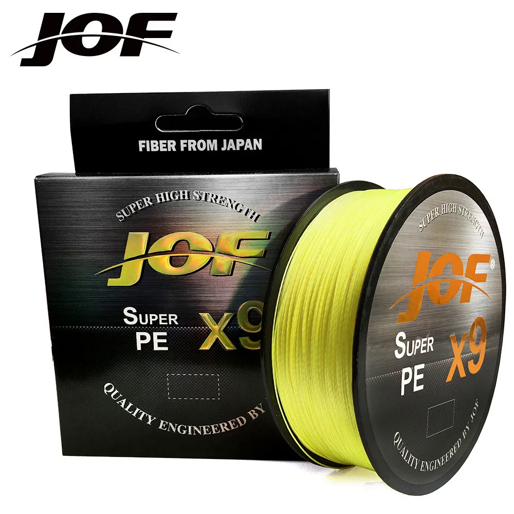 Jof 100M PE 編織釣魚線 9 股 20-80LB 複絲釣魚線鯉魚釣魚線適用於所有釣魚 PE 線
