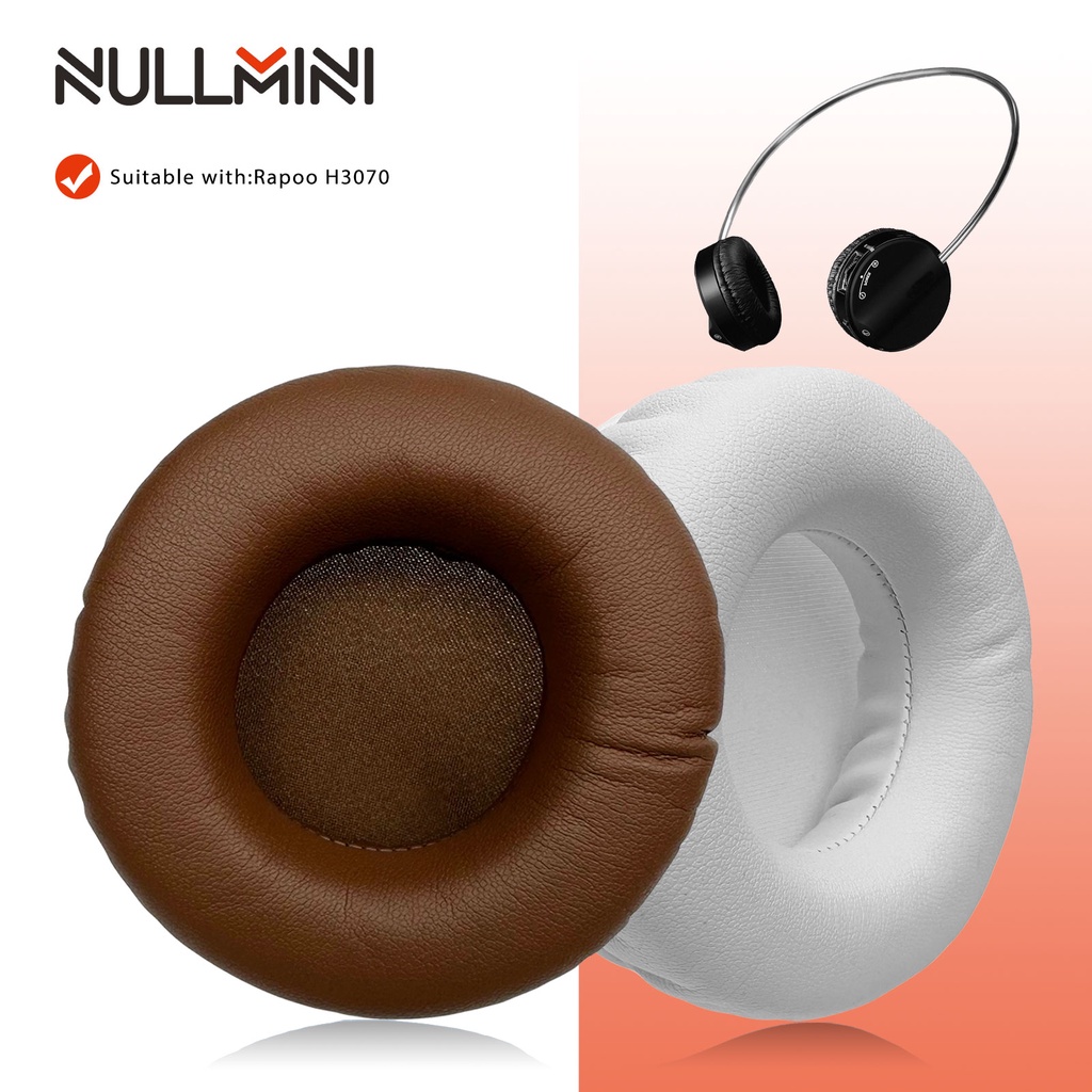 RAPOO Nullmini 替換耳墊適用於雷柏 H3070 耳機耳墊耳罩套耳機
