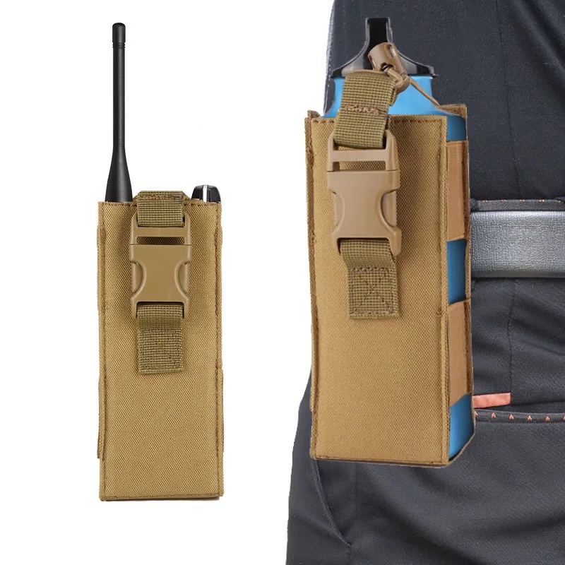 可調節領域molle收音機包對講機手機包molle配件包多功能edc工具腰包水壺包