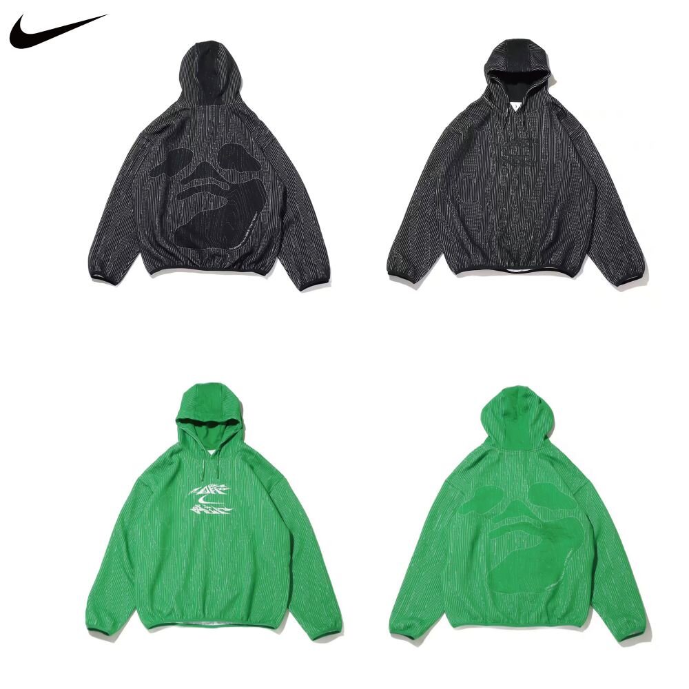 【Fashion SPLY】Nike x Off-White™條紋帽T  灰黑/草綠  DV4450