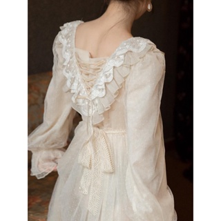古董裙歐式宮廷風蘿莉塔在逃公主裙法式洋裝小禮服洋裝