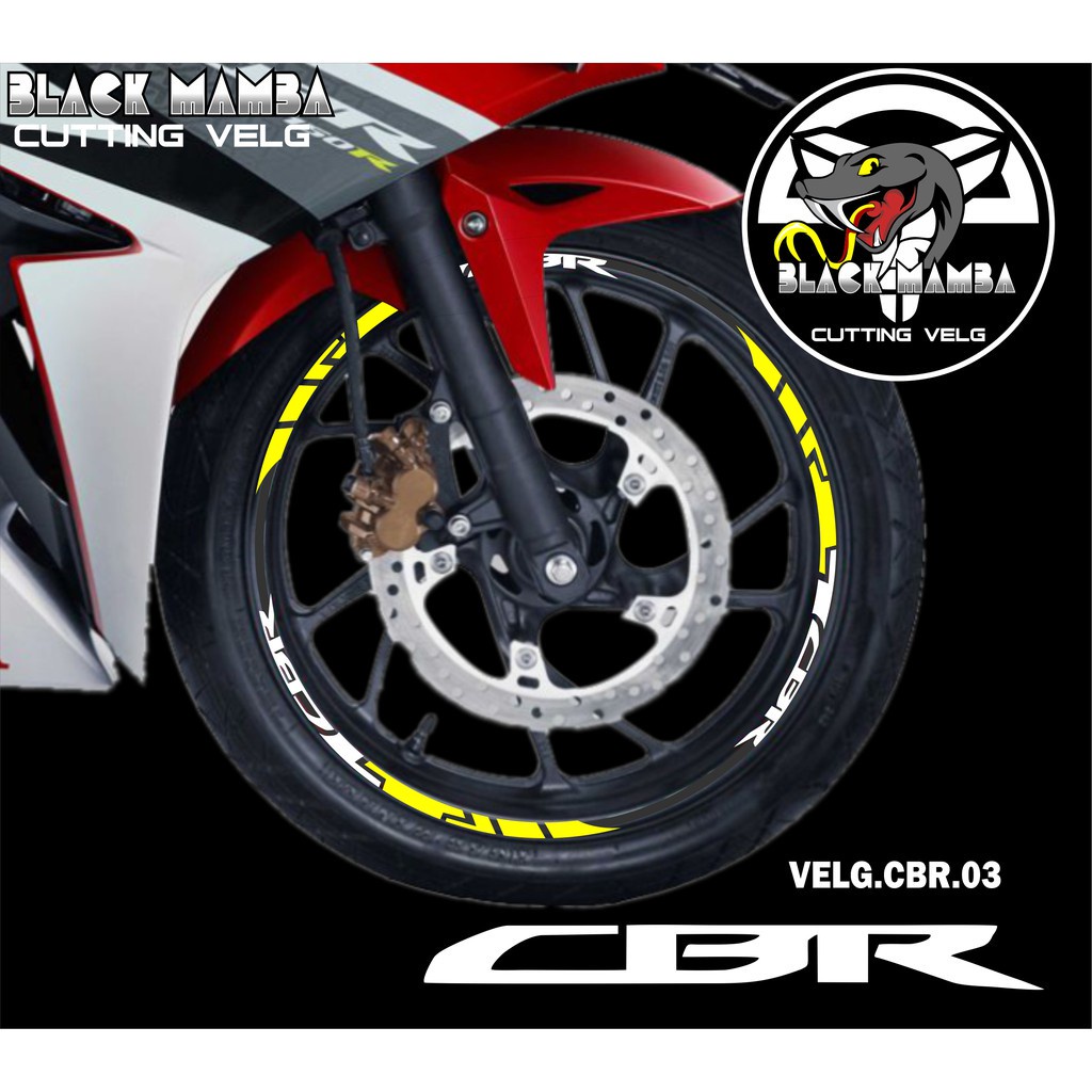 切割貼紙輪輞 CBR 150R STICKER LIS LIST 變體輪胎/VELG HONDA CBR 150 R 0