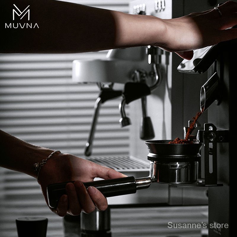 MUVNA慕威納意式咖啡機手柄磁吸接粉環51/53/58mm通用外卡防飛粉