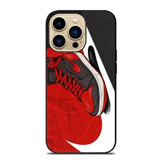 耐吉 Nike AIR JORDAN SHOES RED 時尚新款精緻手機殼保護套適用於 IPhone 15 Pro M