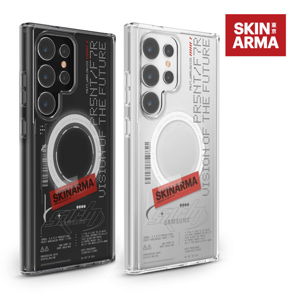 【SKINARMA】 Orion 未來科技磁吸防摔手機殼｜三星 Galaxy S24 Ultra 磁吸手機殼 手機殼