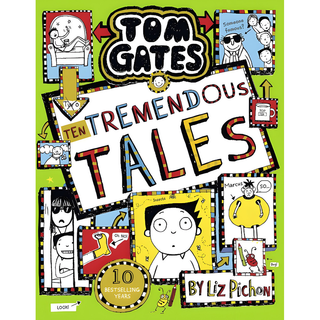 Tom Gates 18: Ten Tremendous Tales (平裝本) (英國版)/Liz Pichon【禮筑外文書店】