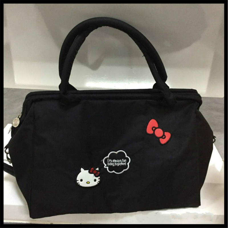 🔥現貨速發🔥 Hello kitty 包包 大容量 手提包 凱蒂貓 斜背包 可愛手提袋 KT貓 旅行袋 行李包 購物袋