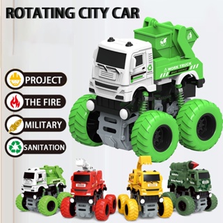 嬰兒車玩具卡車工程車慣性汽車模型挖掘機怪物玩具兒童