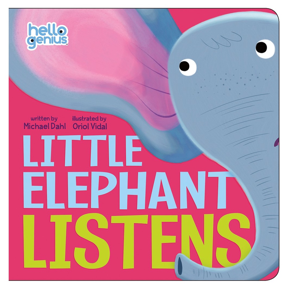 Little Elephant Listens (硬頁書)/Michael Dahl Hello Genius 【禮筑外文書店】