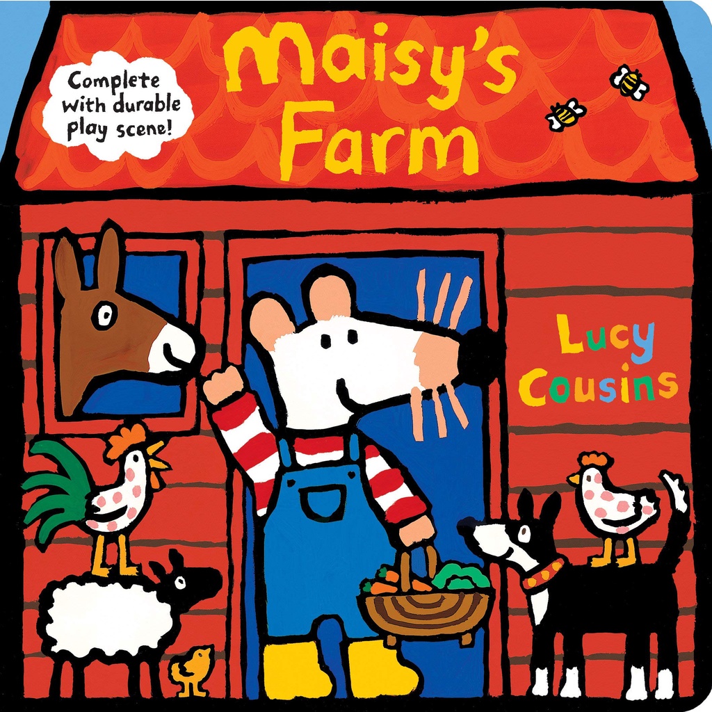 Maisy's Farm (場景遊戲書)(硬頁書)(美國版)/Lucy Cousins【三民網路書店】